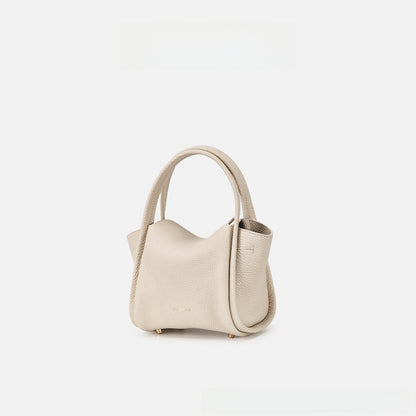Songmont Mini Genuine Leather Bucket Bag