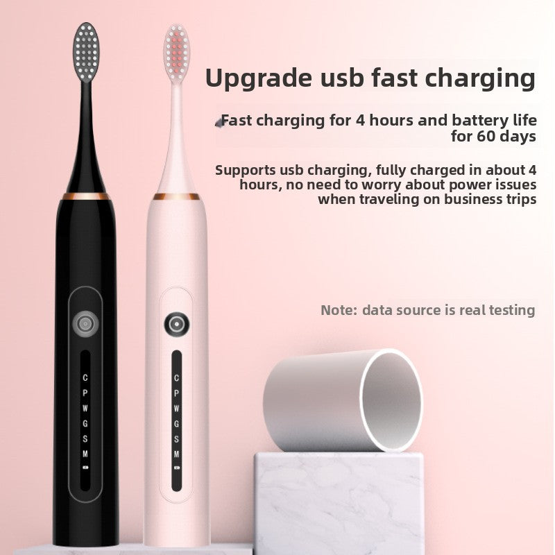 Sonic Electric Toothbrush with Soft Bristles