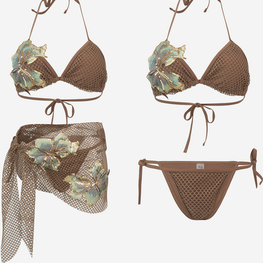 Sonnine Magnolia Print Bikini Set