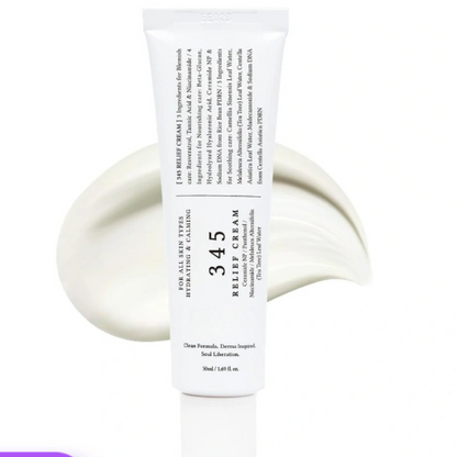 Soothing and hydrating face cream for damaged skin barrier