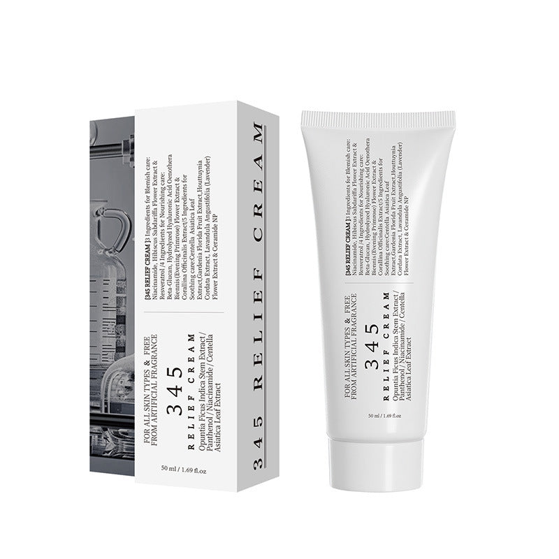 Soothing and hydrating face cream for damaged skin barrier