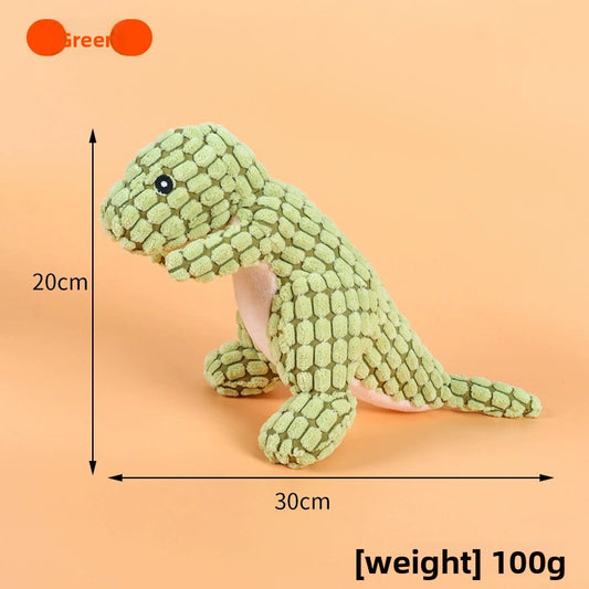 Sound-emitting plush dog toy