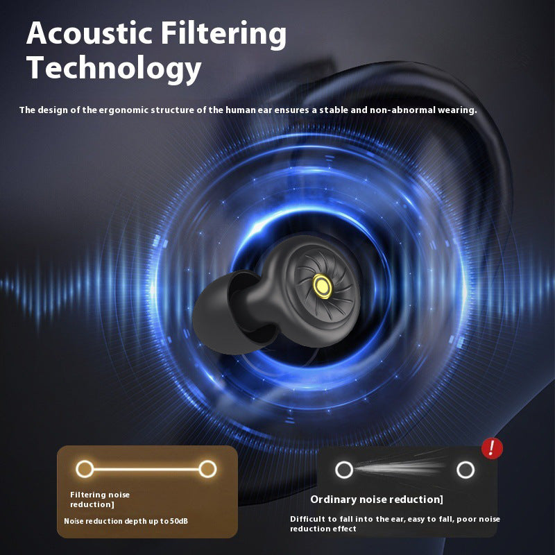 Sound-insulating silicone earplugs