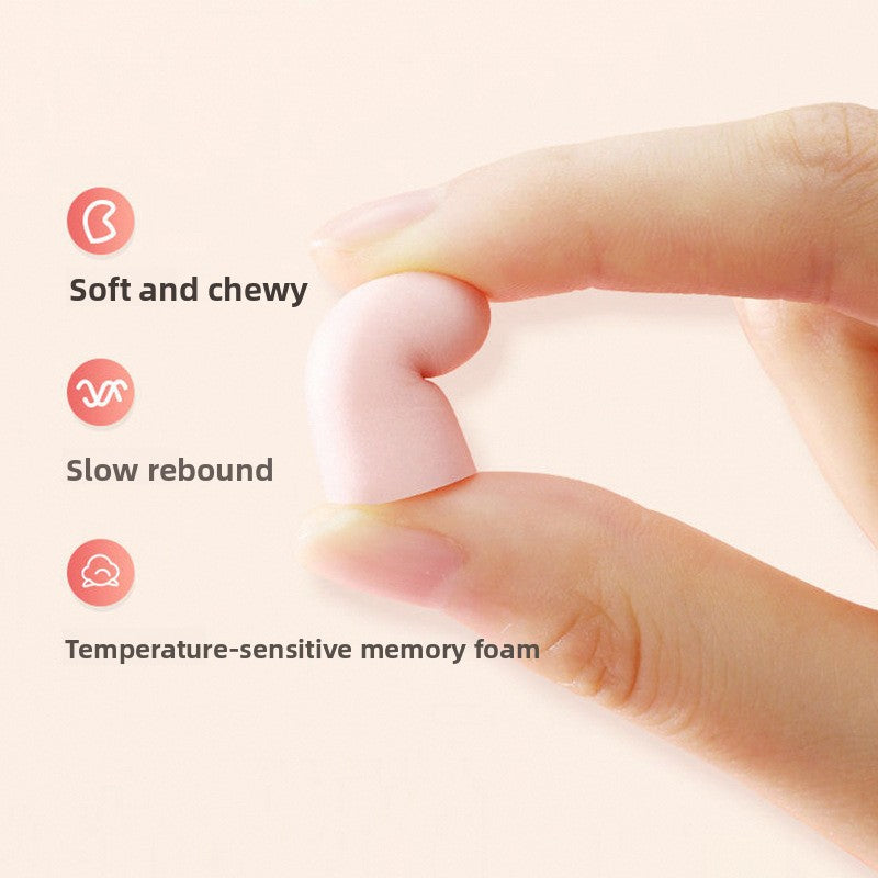 Soundproof silicone earplugs