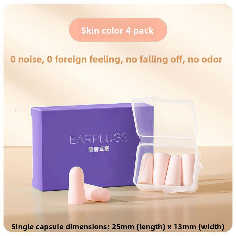 Soundproof silicone earplugs