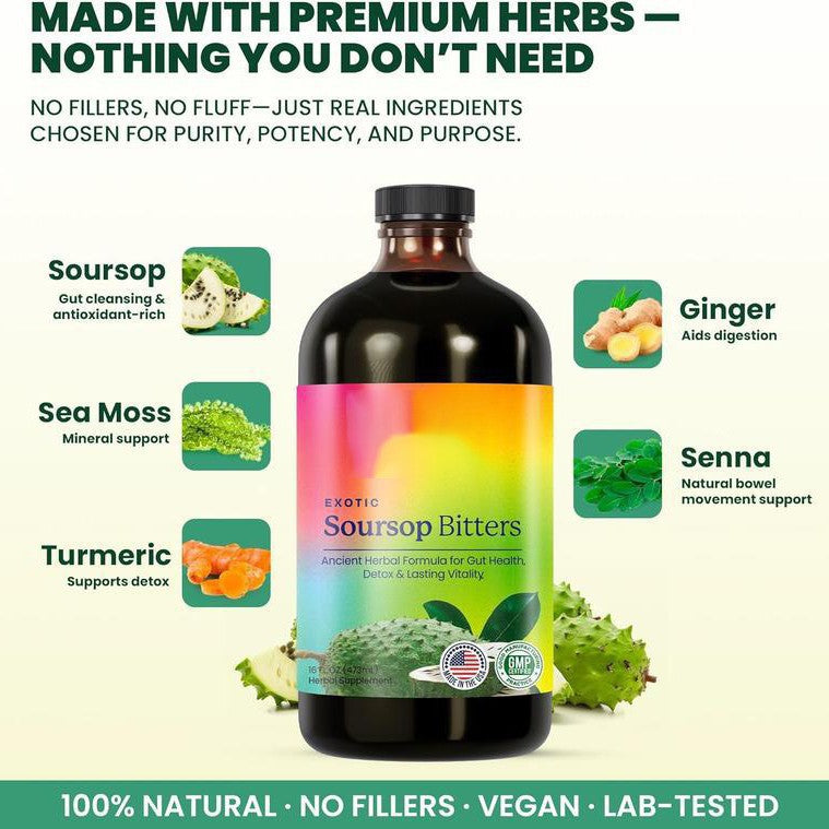 Soursop Bitter Drops with Black Seed Oil