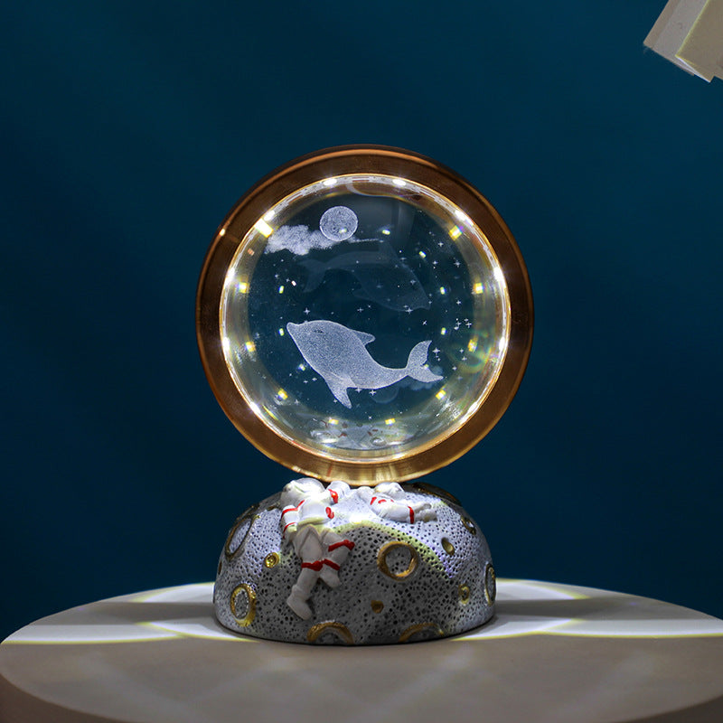 Space Human Figure of the Planet