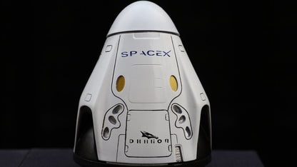 SpaceX Dragon Spaceship Model Detailed Replica