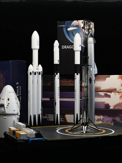 SpaceX Falcon Rocket Model Collection