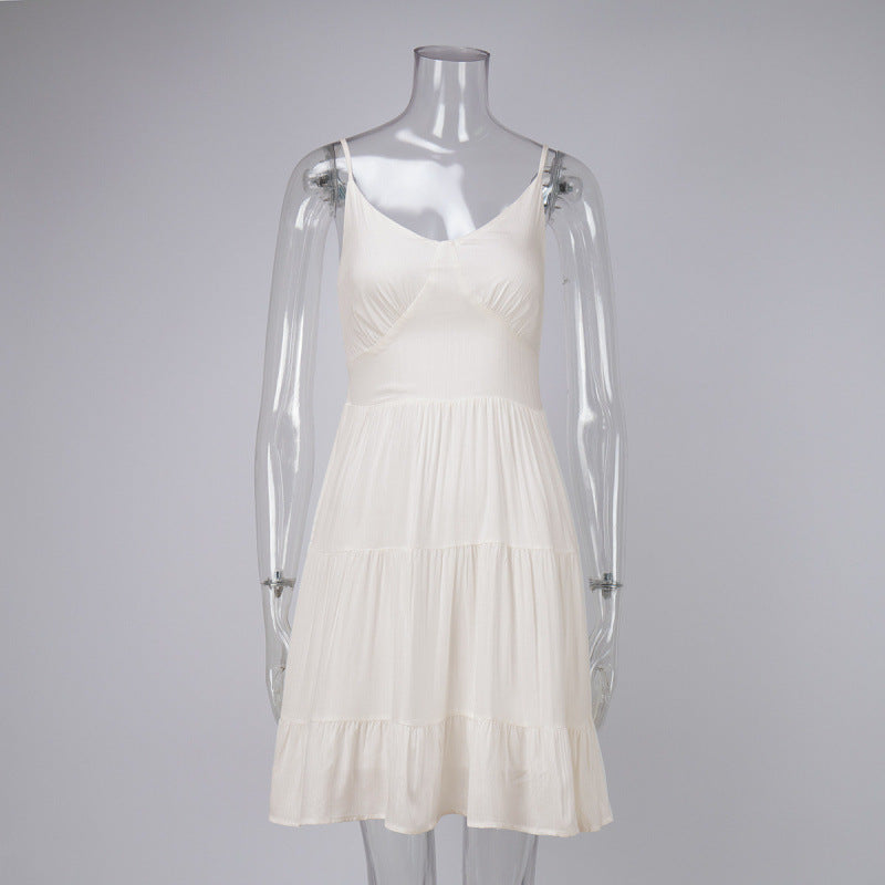 Spaghetti Strap Cotton Dress