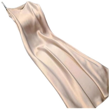 Spaghetti Strap Satin Dress