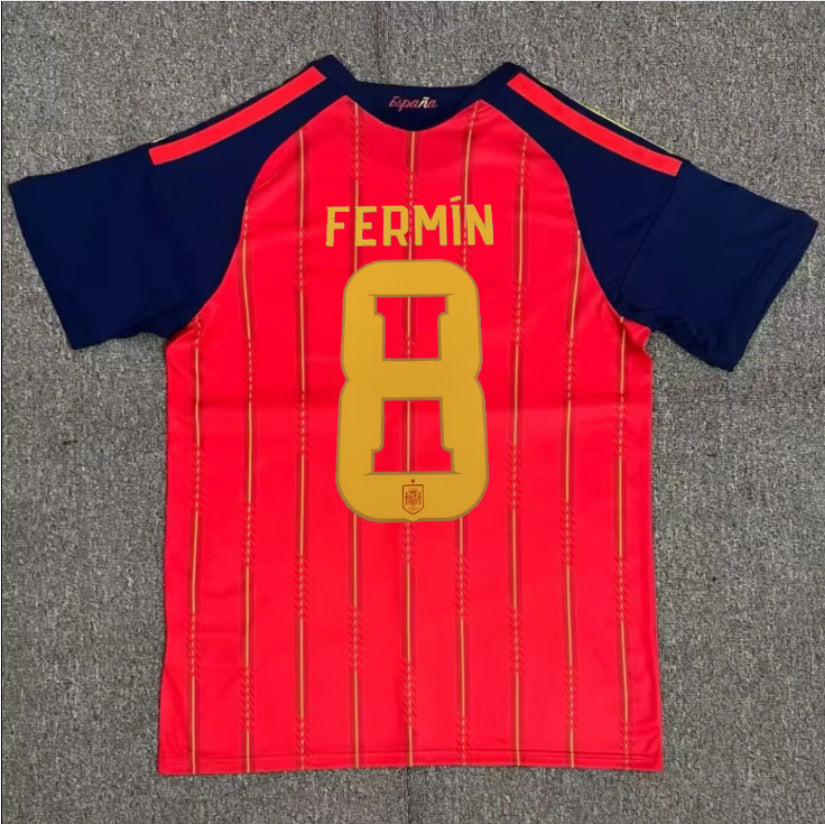 Spain Football Jersey Player Edition