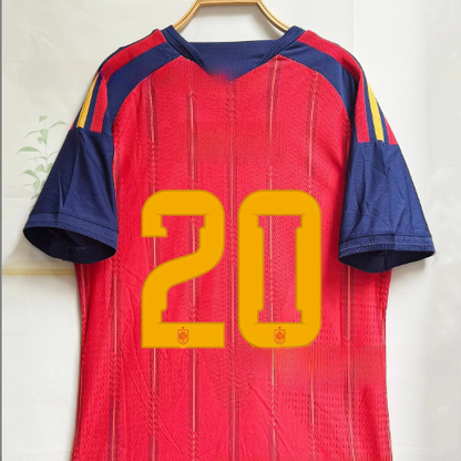 Spain Football Player Jersey