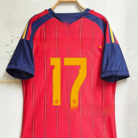 Spain Football Player Jersey
