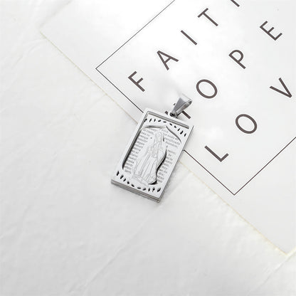 Spanish Square Pendant Necklace