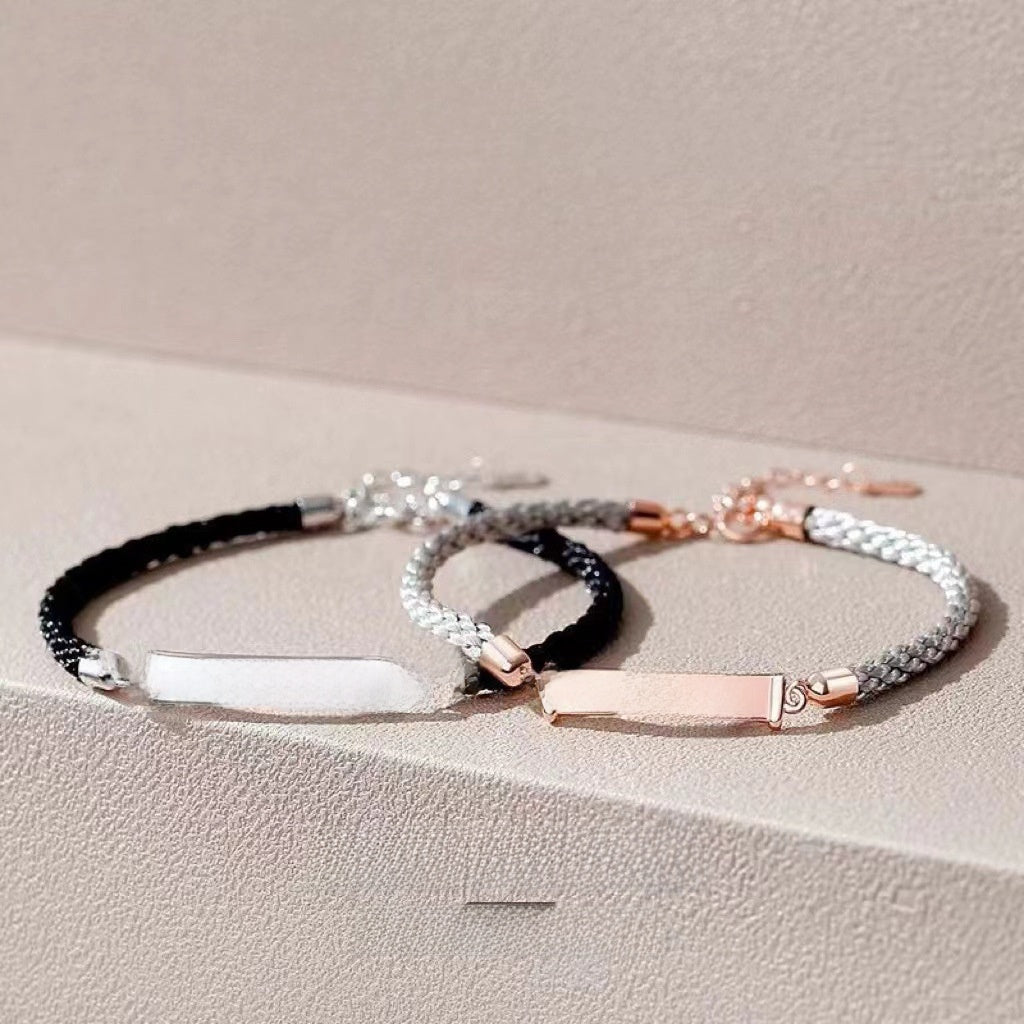 Spanish Te Amo Couple Woven Bracelet