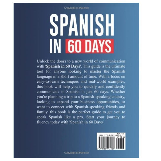 Spanish Travel Guide Notebook for Beginners