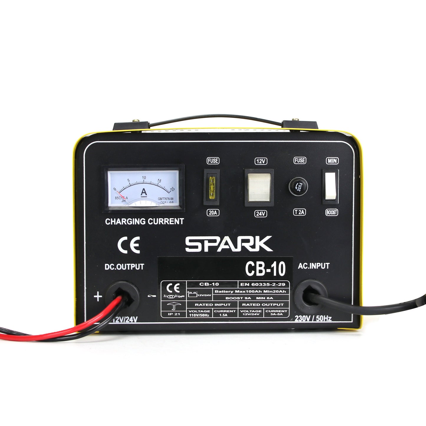 SPARK Small Car Motorcycle Battery Charger CB Series
