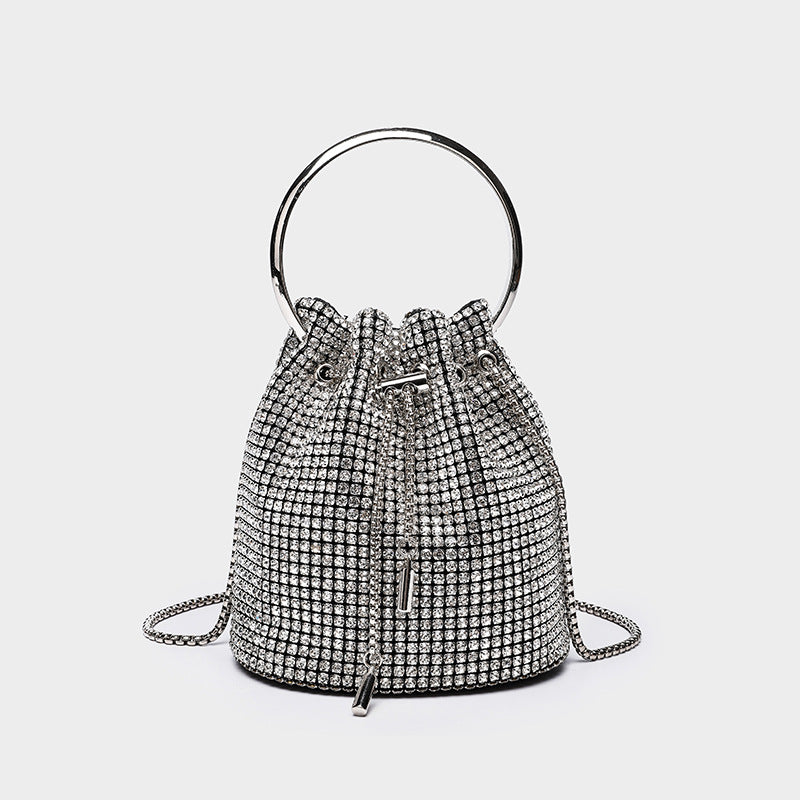 Sparkling Diamond Bucket Bag