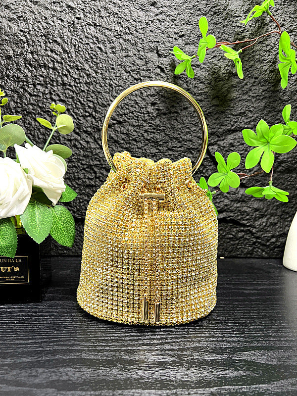 Sparkling Diamond Bucket Bag
