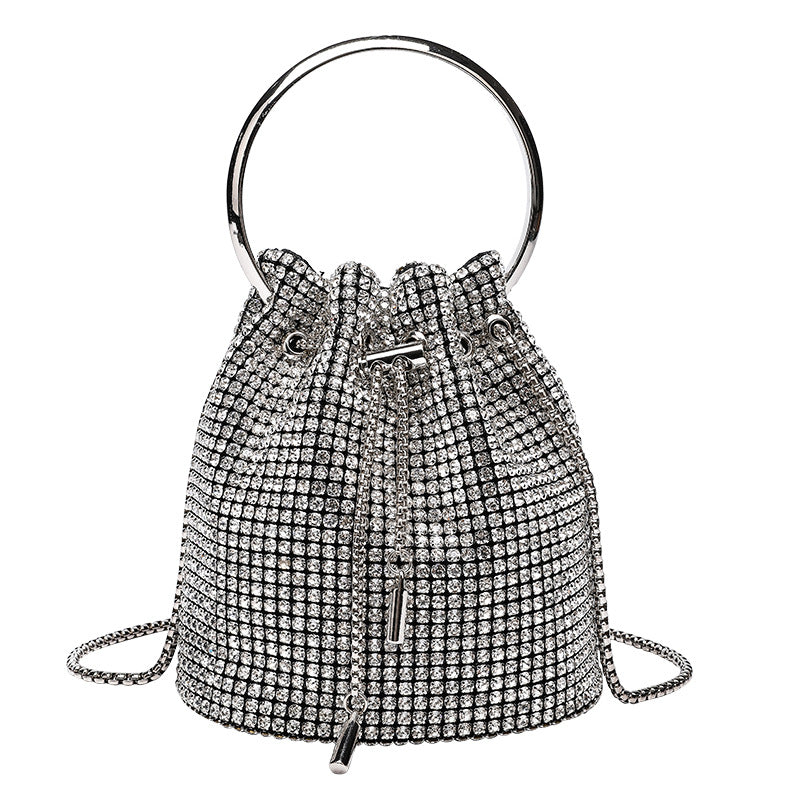 Sparkling Diamond Bucket Bag