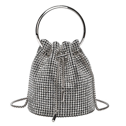 Sparkling Diamond Bucket Bag
