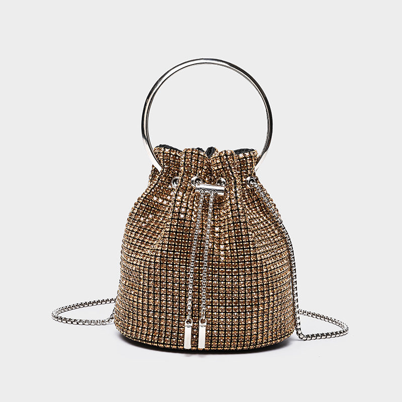 Sparkling Diamond Bucket Bag