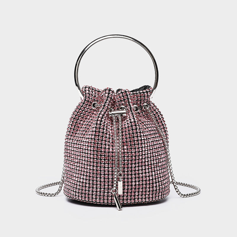 Sparkling Diamond Bucket Bag
