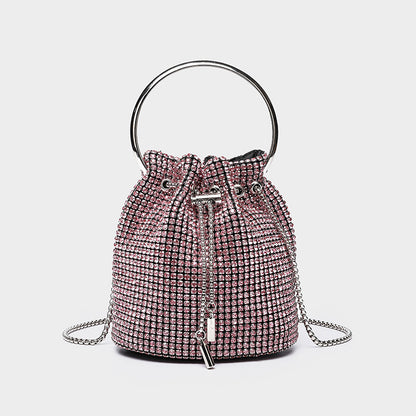 Sparkling Diamond Bucket Bag