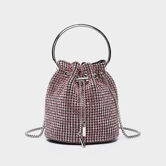 Sparkling Diamond Bucket Bag
