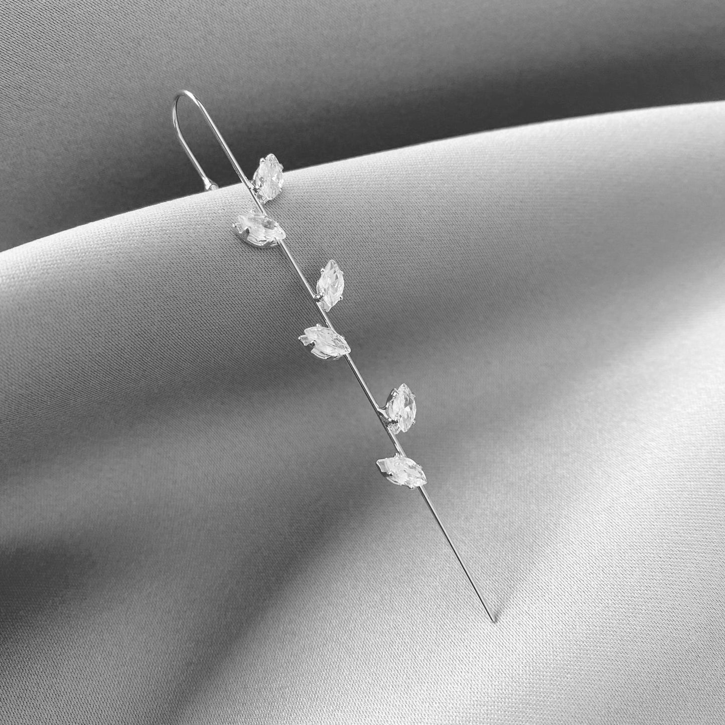Sparkling rhinestone earrings