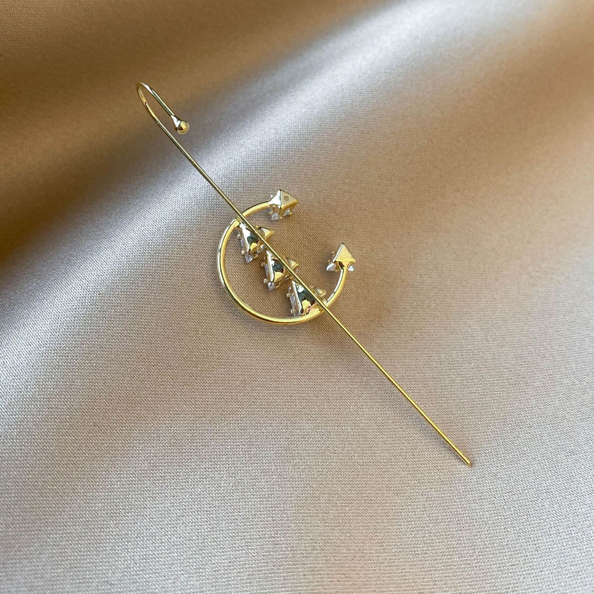 Sparkling rhinestone earrings