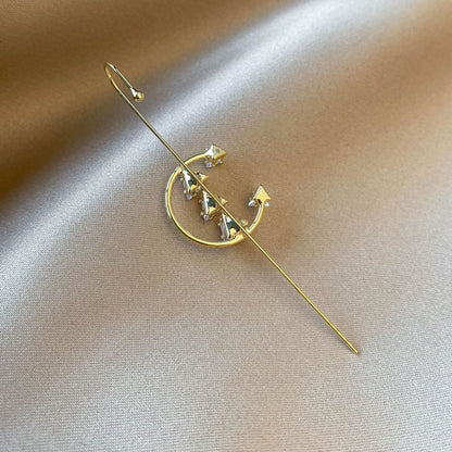 Sparkling rhinestone earrings