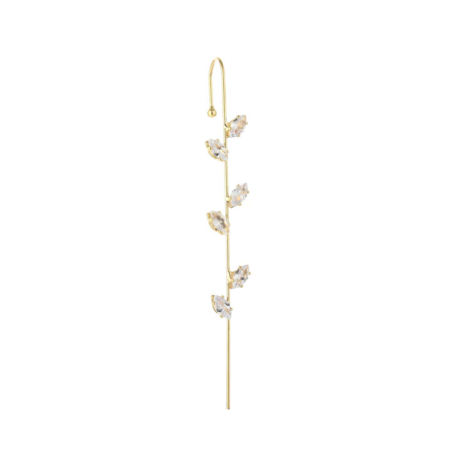 Sparkling rhinestone earrings