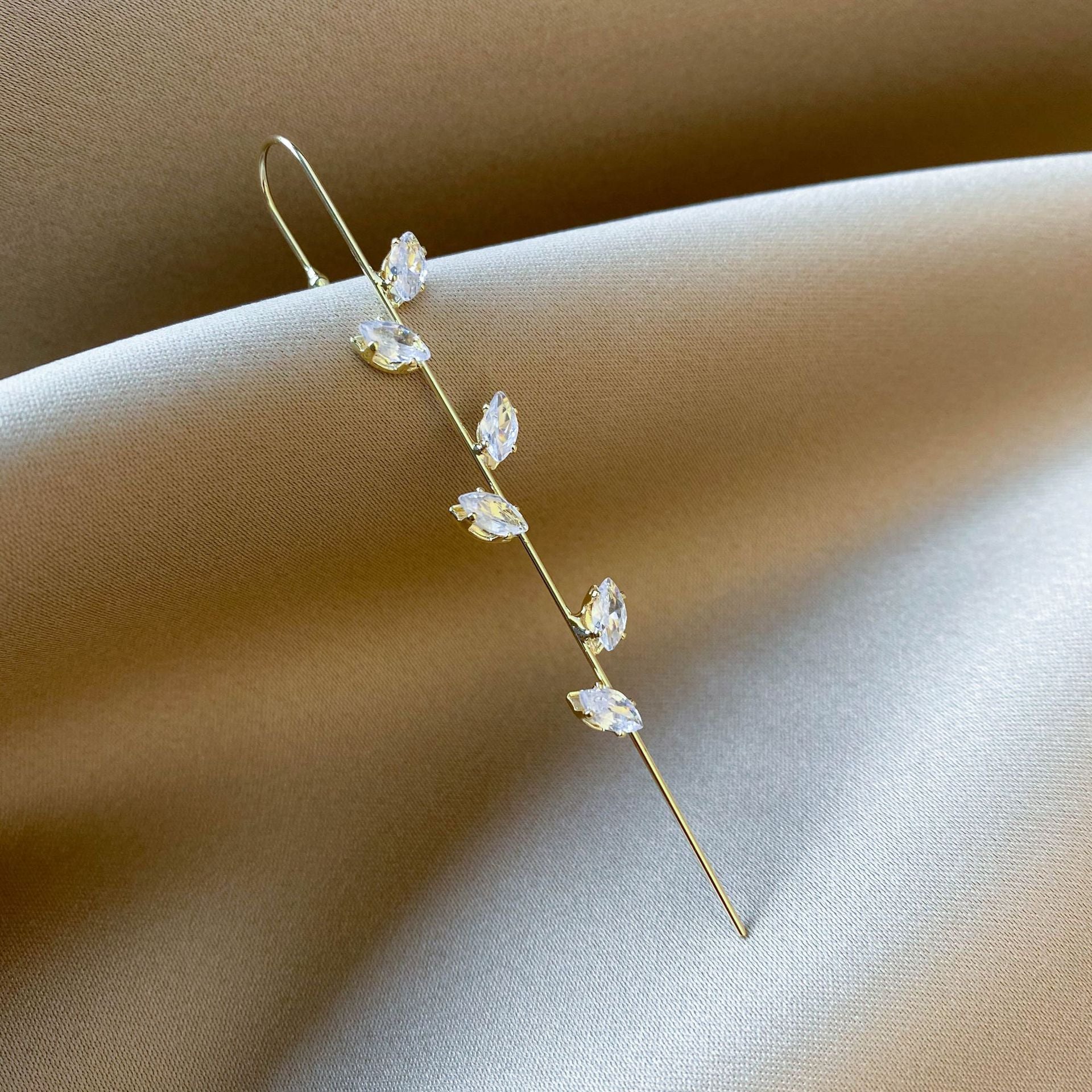 Sparkling rhinestone earrings