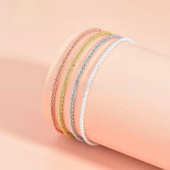 Sterling Silver Plated White Gold