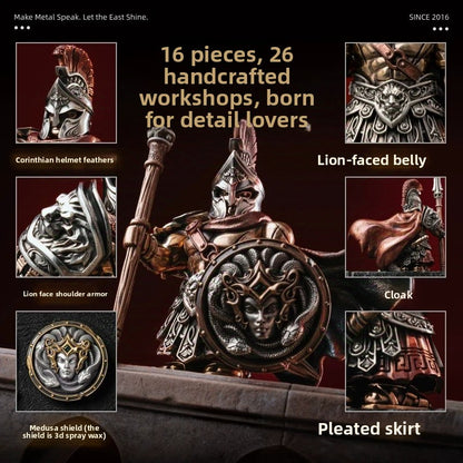 Spartan Commander Desktop Metal Figure