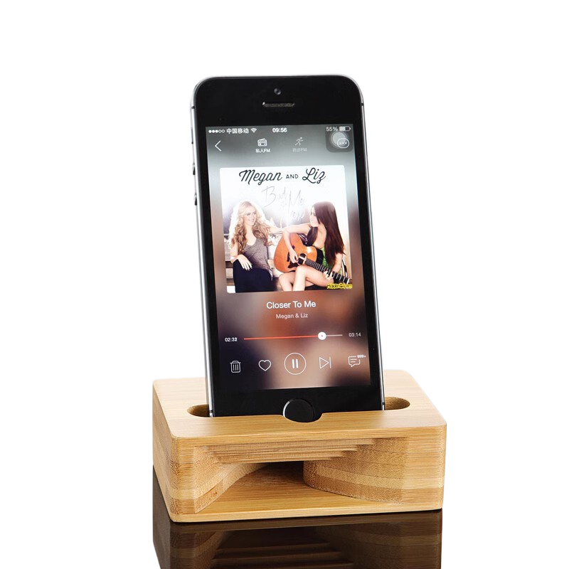Speaker base phone stand