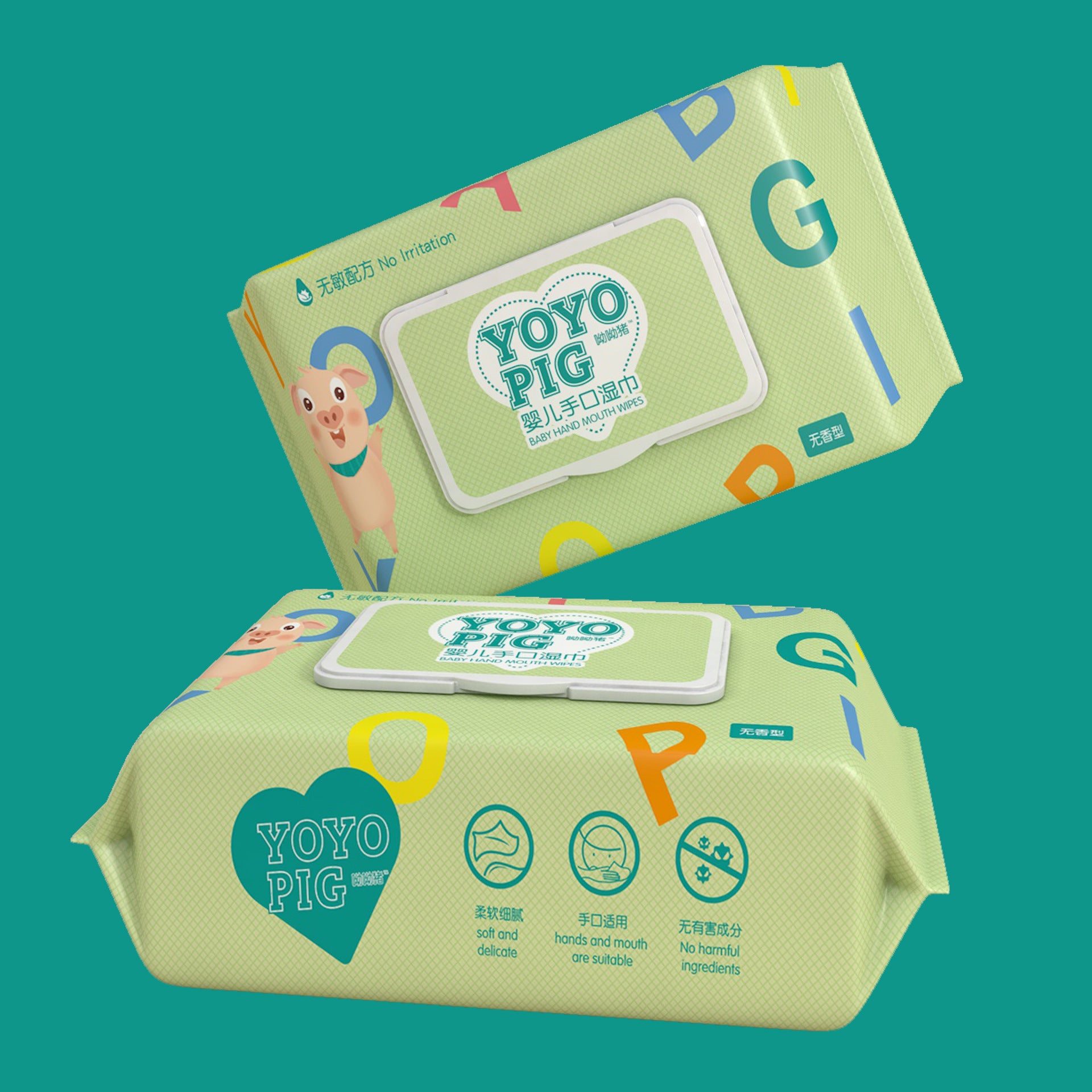 Special cotton soft towels for baby hands and mouths