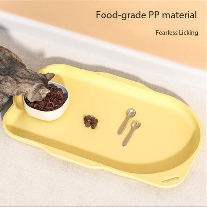Special Placemats for Pets Waterproof Non Slip Cat Bowl Food Mat Dog Large Cat Eating Mat Dinner Plate Cat Food Bowl Mat