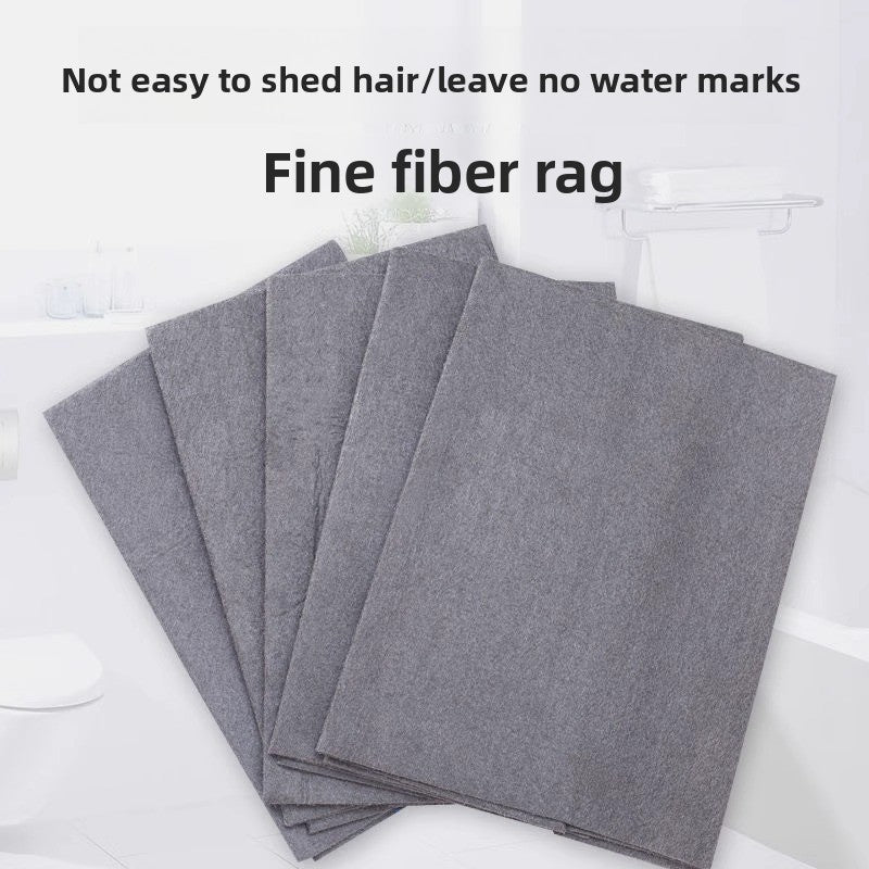 Special rag for wiping glass