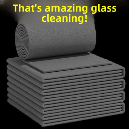Special rag for wiping glass