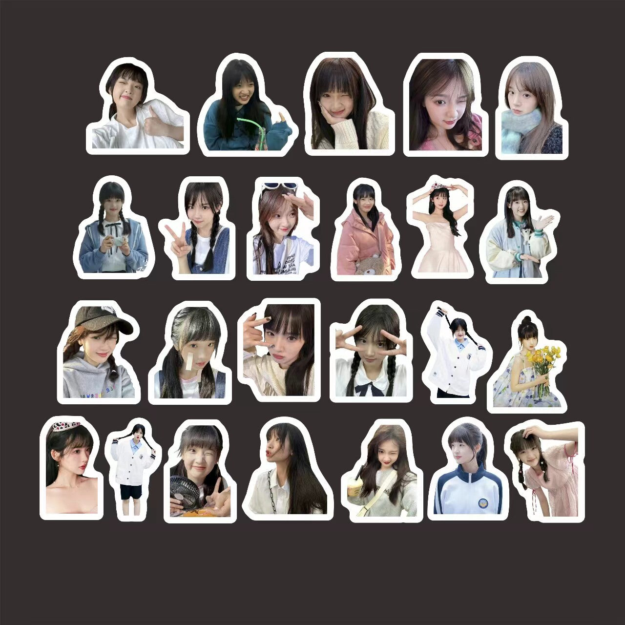 Special-Shaped Character Stickers for Laptop Decoration