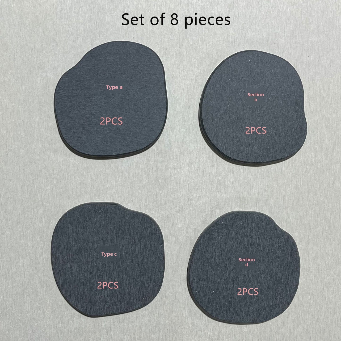 Special-Shaped Diatomite Coaster Set for Beverage and Coffee