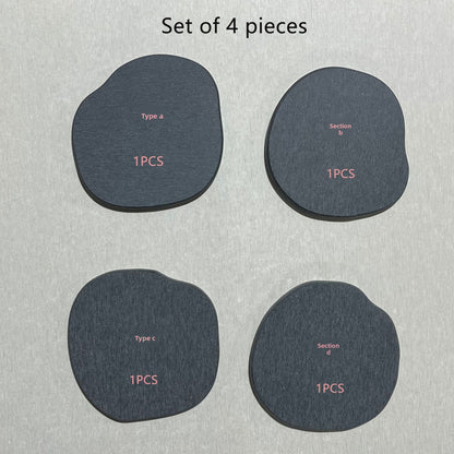 Special-Shaped Diatomite Coaster Set for Beverage and Coffee