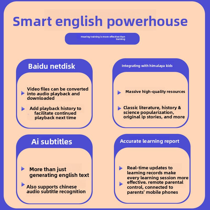Specialized English Listening Treasure Pocket Device