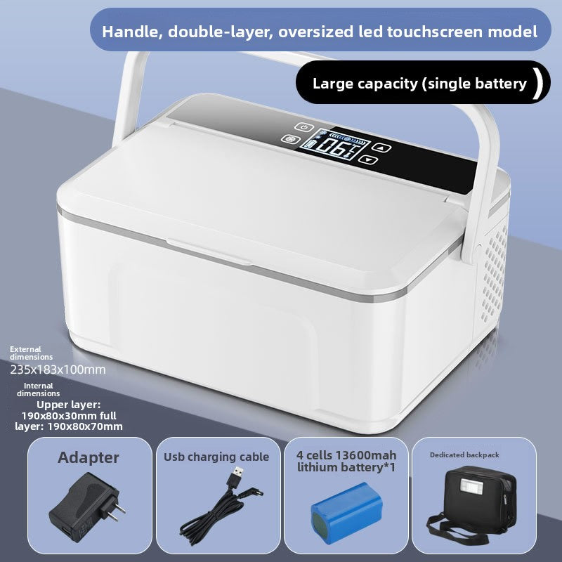 Specialized pharmaceutical compact refrigerator