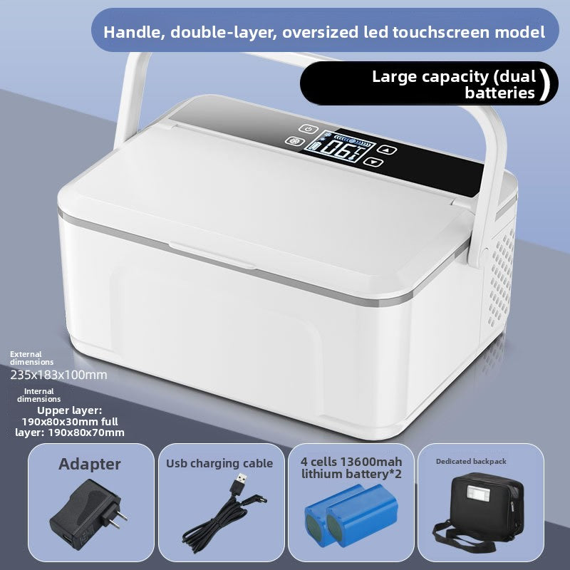 Specialized pharmaceutical compact refrigerator