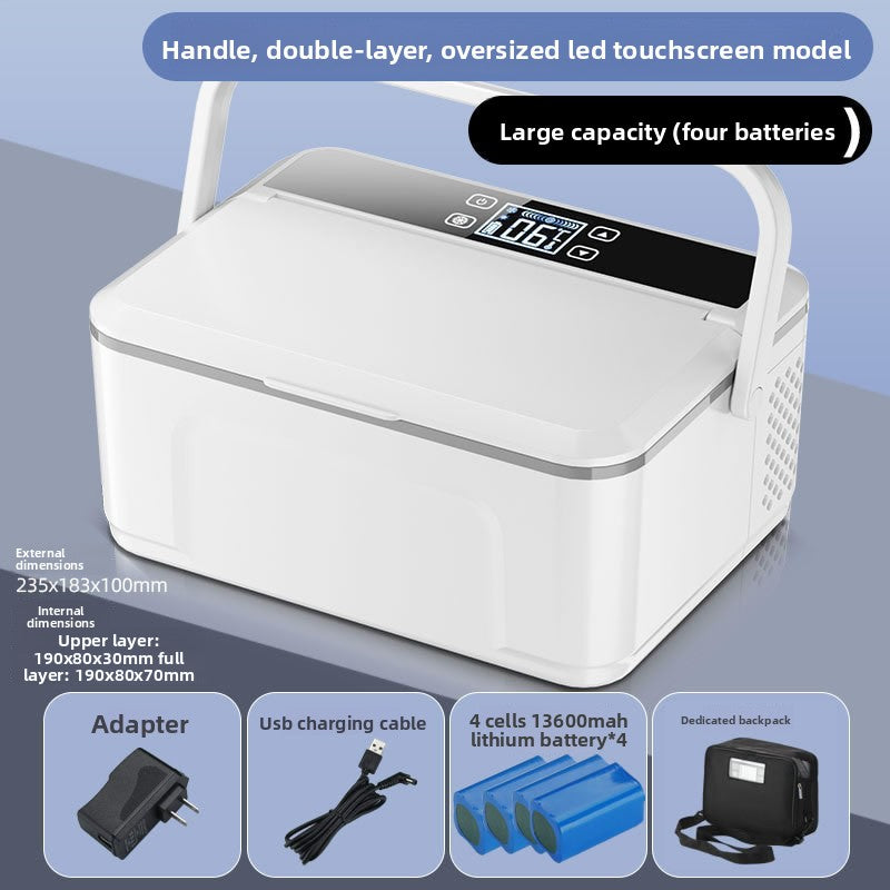 Specialized pharmaceutical compact refrigerator