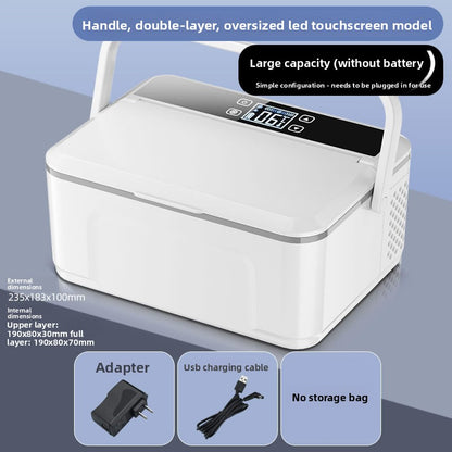 Specialized pharmaceutical compact refrigerator